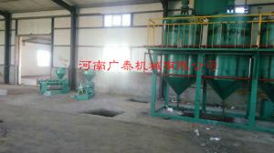 新疆塔城倪總榨油、精煉設(shè)備安裝